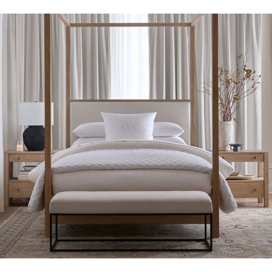 Belgian Flax Linen Diamond Quilt