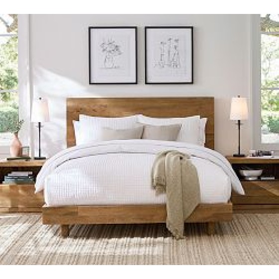 Pick-Stitch Handcrafted Cotton Linen Quilt